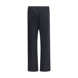 Moschino Black Cotton Casual Pants