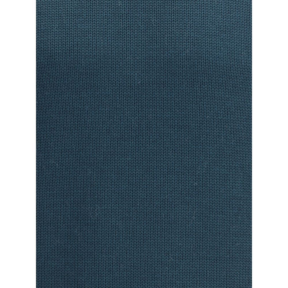 Roberto Collina Green Merino Wool Turtleneck