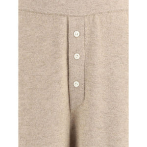 Guest in Residence Beige Cashmere Casual Pants