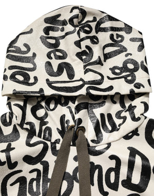 Dolce & Gabbana Multicolor Hooded DGMania Sweatshirt Sweater