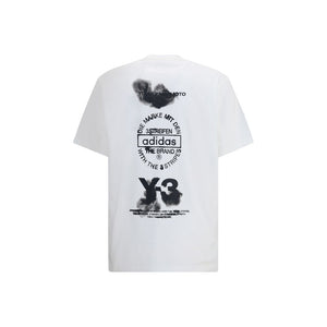 Y-3 White Cotton T-Shirt