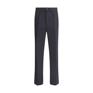 Margiela Black Wool Dress Pants