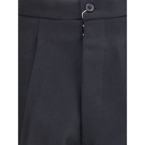 Margiela Black Wool Dress Pants