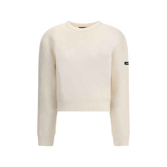 Balenciaga White Wool Sweatshirt