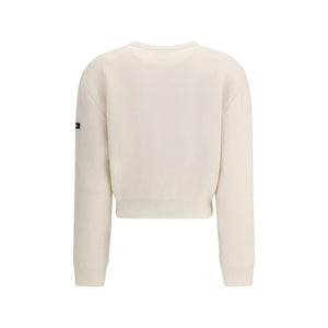 Balenciaga White Wool Sweatshirt