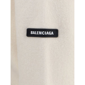 Balenciaga White Wool Sweatshirt
