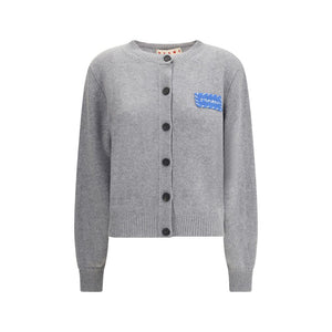 Marni Gray Cashmere Cardigan