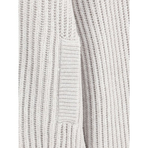 Brunello Cucinelli White Cashmere Cardigan