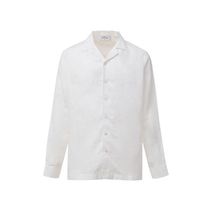 Gran Sasso White Linen Shirt