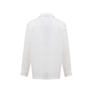 Gran Sasso White Linen Shirt
