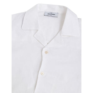 Gran Sasso White Linen Shirt