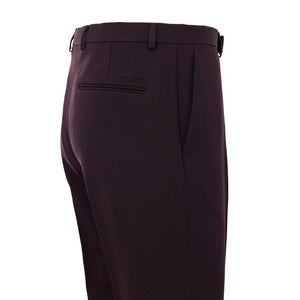 Gucci Bordeaux Wool Dress Pants