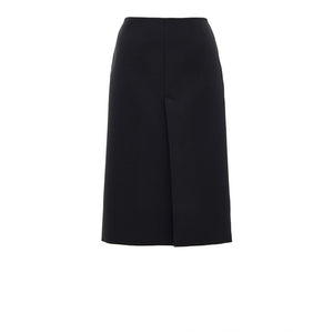 Gucci Black Wool Midi Skirt