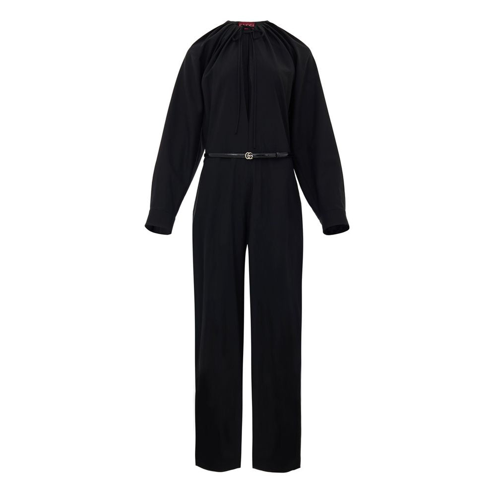 Gucci Black Wool Jumpsuit