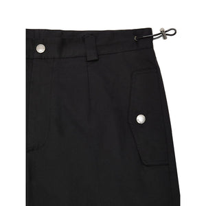 Dolce & Gabbana Black Cotton Cargo Pants