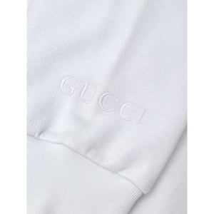 Gucci White Cotton Sweatshirt
