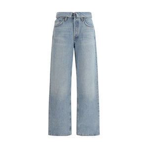 Agolde Light Blue Cotton Jeans Denim