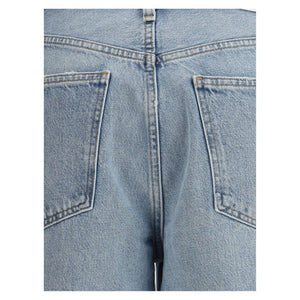 Agolde Light Blue Cotton Jeans Denim