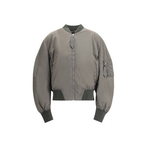 The Attico Green Polyester Bomber