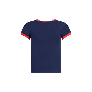 Valentino Blue Cotton T-Shirt