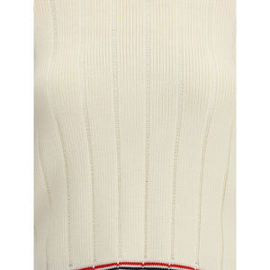 Thom Browne Cream Fleece Wool Sweatshirt
