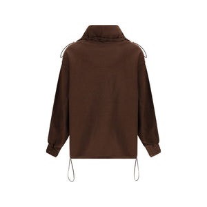 The Attico Brown Cotton Sweatshirt