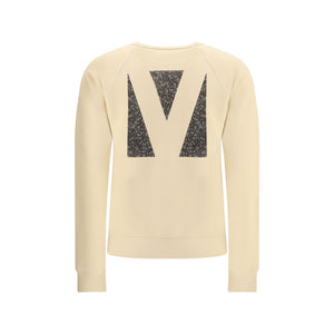 Valentino Beige Cotton Sweatshirt