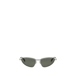 Alexander McQueen Silver Metal Sunglasses