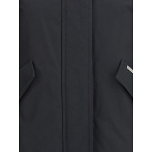 Woolrich Black Cotton Shell Jacket