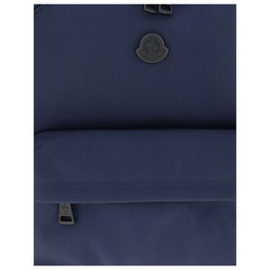 Moncler Blue Nylon Backpack