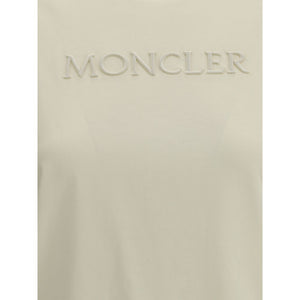 Moncler Cream Cotton T-Shirt
