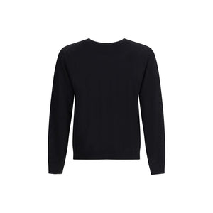 Prada Black Fleece Wool Sweatshirt