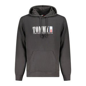 Tommy Hilfiger Black Cotton Men Sweater