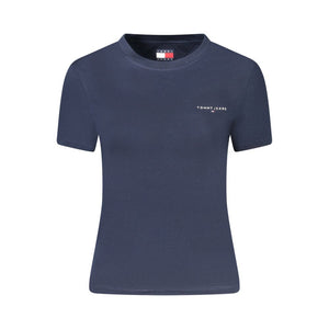 Tommy Hilfiger Blue Cotton Women T-Shirt