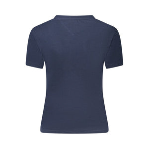 Tommy Hilfiger Blue Cotton Women T-Shirt
