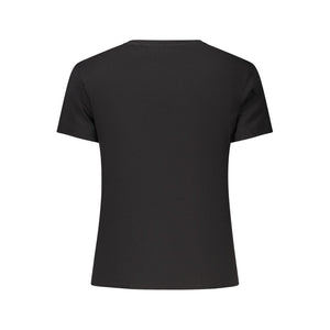 Tommy Hilfiger Black Cotton Women T-Shirt