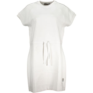 Napapijri Bianco Cotton Women Dress