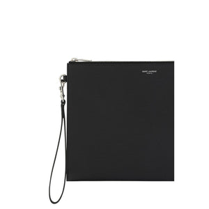 Saint Laurent Black Calf Leather Bos Taurus Other Accessories