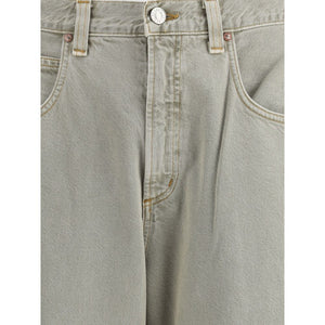 Agolde Gray Cotton Jeans Denim