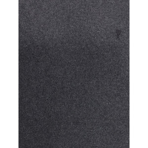 Ami Paris Gray Cashmere Turtleneck