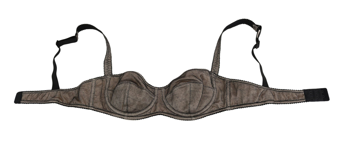Dolce & Gabbana Brown Regg Balconcino Imbottito Bra Underwear