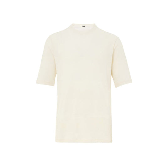 Jil Sander Beige Cotton T-Shirt