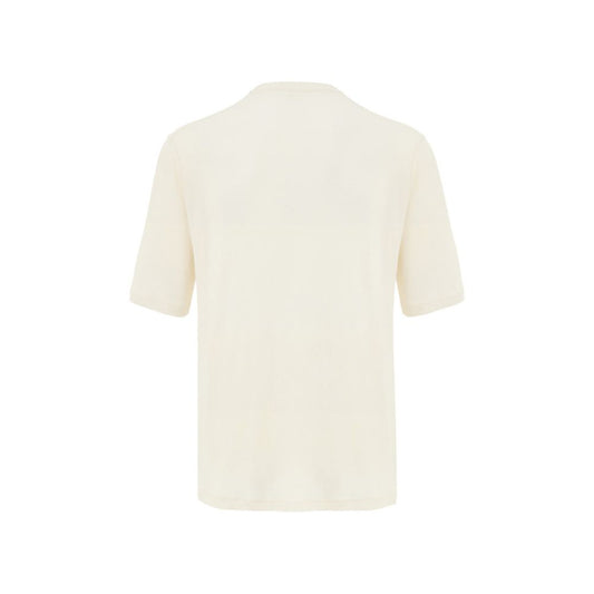 Jil Sander Beige Cotton T-Shirt