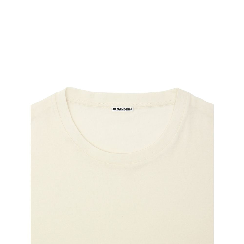 Jil Sander Beige Cotton T-Shirt