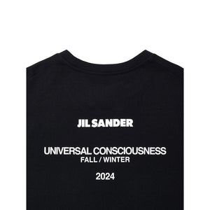 Jil Sander Black Cotton T-Shirt