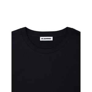 Jil Sander Black Cotton T-Shirt