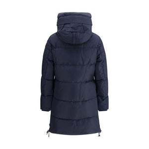 Parajumpers Blue Nylon Full-Length Jacket