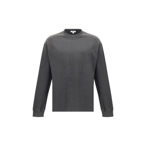 Agolde Gray Cotton Long Sleeve T-Shirt