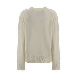 Loulou De Saison Cream Cashmere Cashmere Sweater