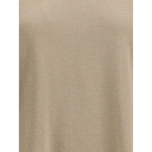 Brunello Cucinelli Beige Nylon T-Shirt
